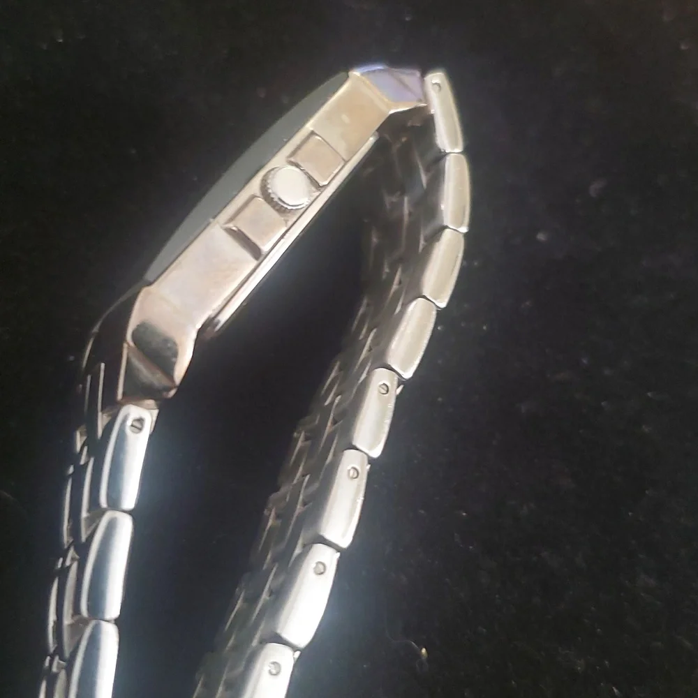 Men’s Black Dial Stainless Steel Bracelet Watch